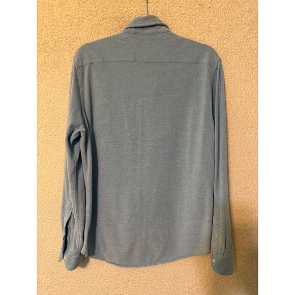 Bonobos Sky Blue Cotton Button 100% Cotton Casual Long Sleeve Dress Shirt SZ Med - Picture 5 of 9